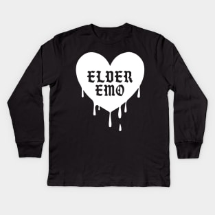 Elder Emo v2 Kids Long Sleeve T-Shirt